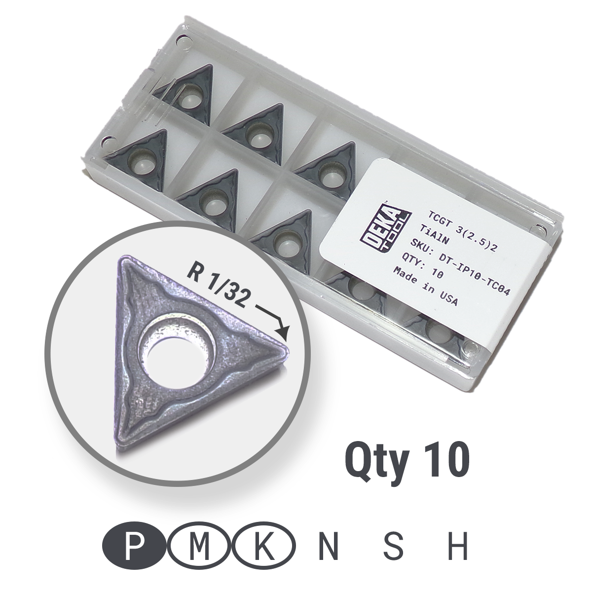 Inserts - TCGT 3(2.5)*